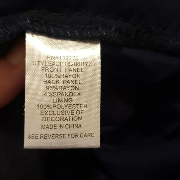 Daniel Rainn Lovina Embroidered Mixed Material‎ Top Size Small - Picture 4 of 5